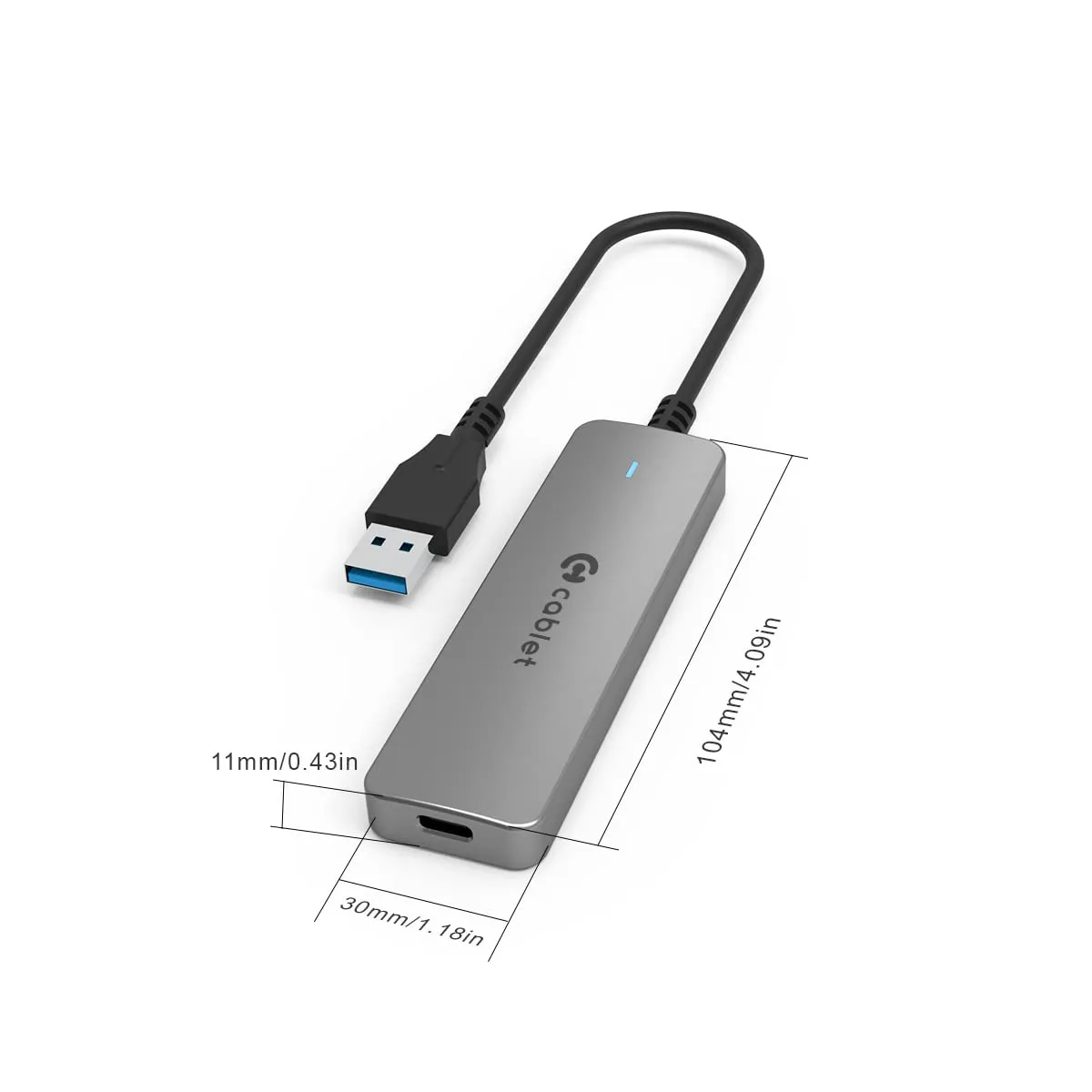 Cablet USB Hub 4 Port 3.0 HB403 view 2